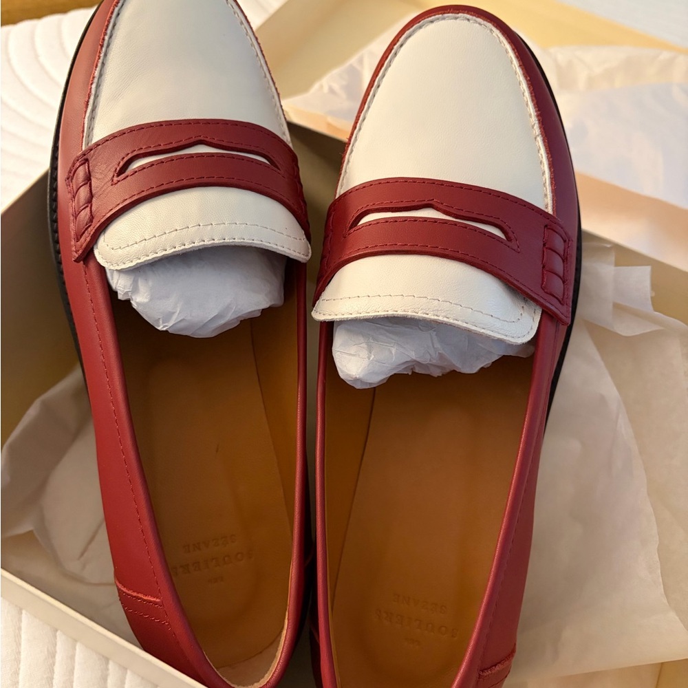Sezane Terracotta Andrea Loafers